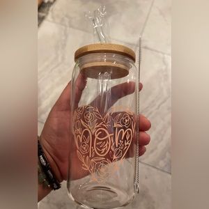 Mom Libbey beer can glass cup